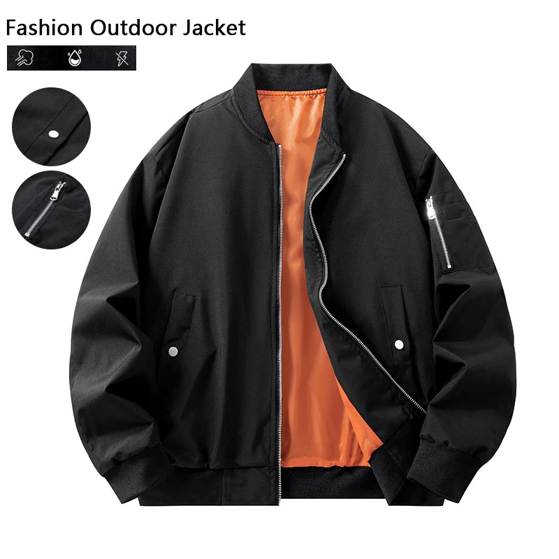 Vintage Fashion Old Money - Nowa jesienna kurtka męska outdoorowa -