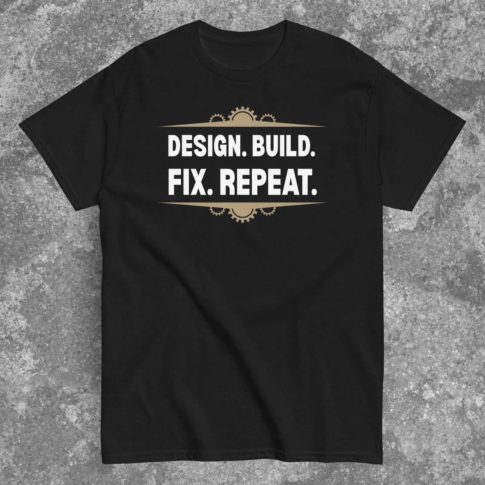 Vintage Fashion Build - Koszulka dla inżyniera: projektuj, buduj, naprawiaj,