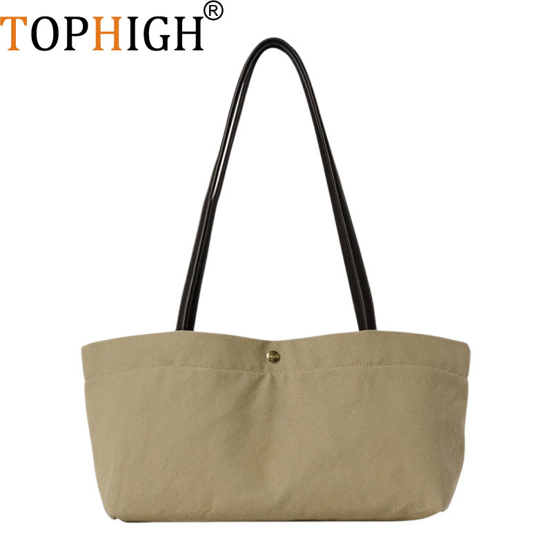 Vintage Fashion Old Money - TOPHIGH Nowa Vintage Torba Płócienna Dla