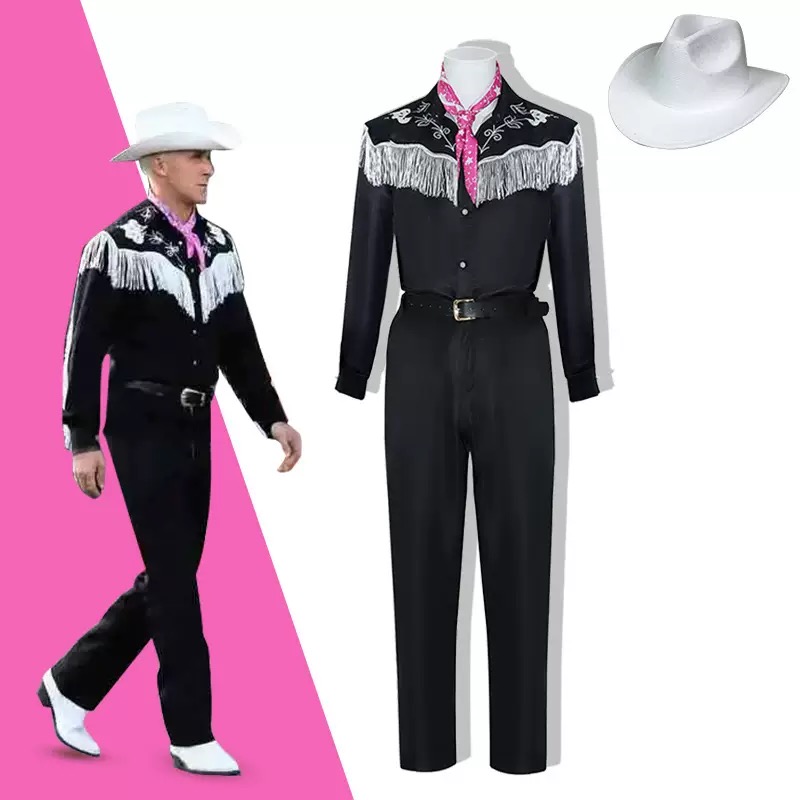 Kostium Cosplay Ken z filmu Ry – Vintage Ken Fashion recenzja i cena