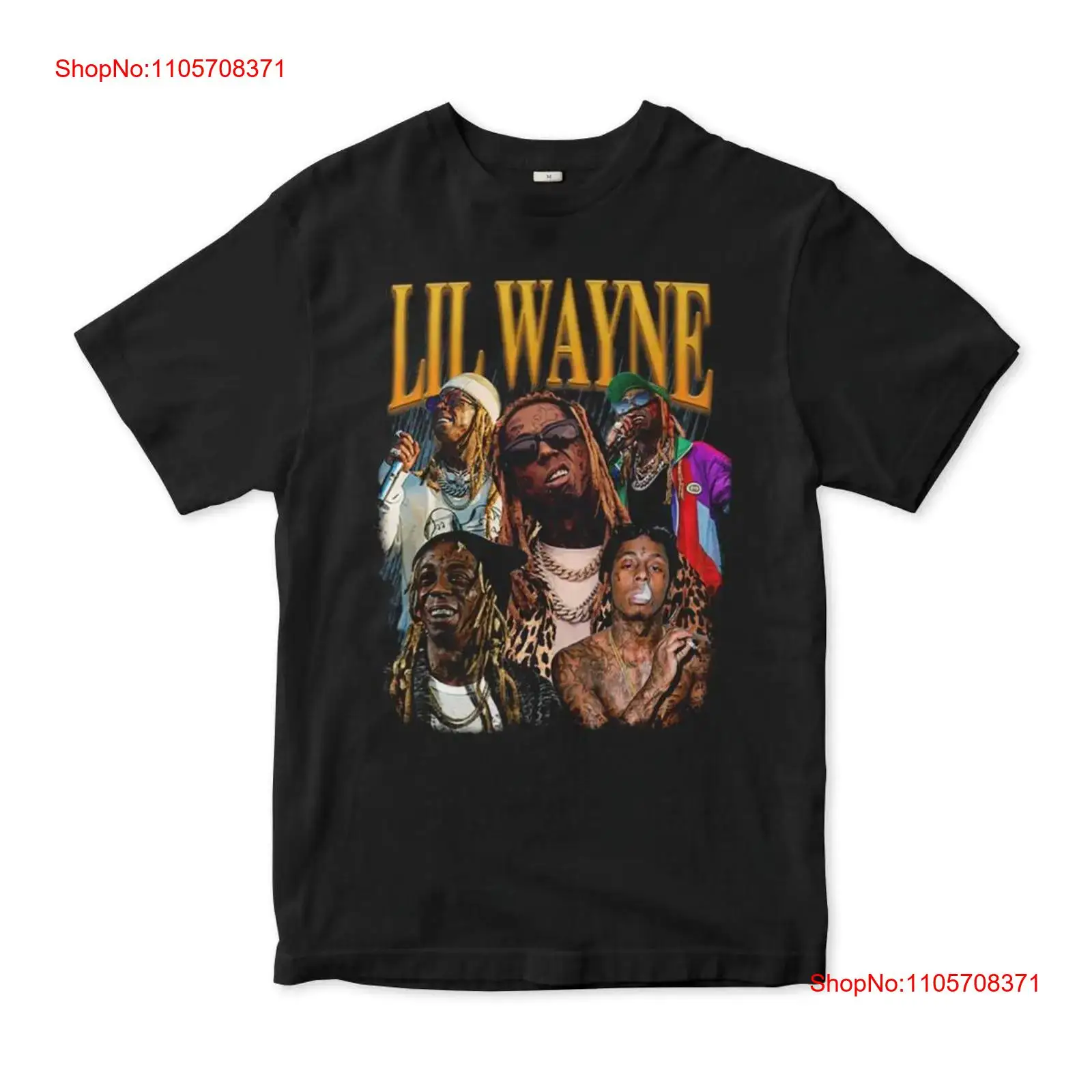 Koszulka Lil Wayne Collage, ba – Vintage Fashion Collage recenzja i cena