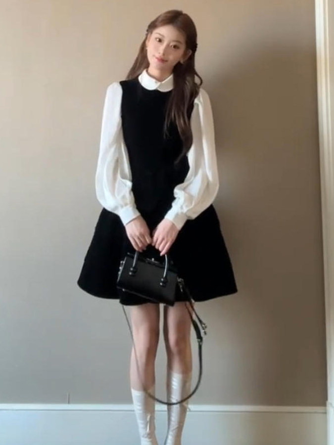 Zestaw sukienki i kamizelki w  – Vintage Fashion Pieces recenzja i cena
