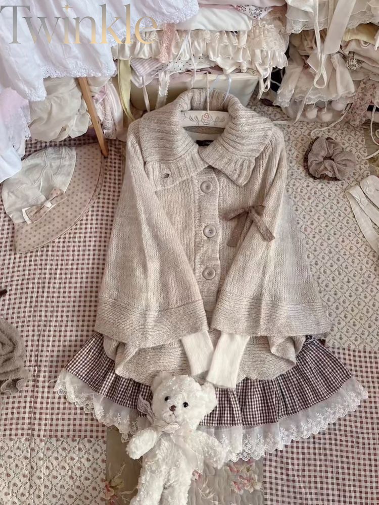 Japoński, luźny, dziergany pła – Vintage Fashion Pieces recenzja i cena