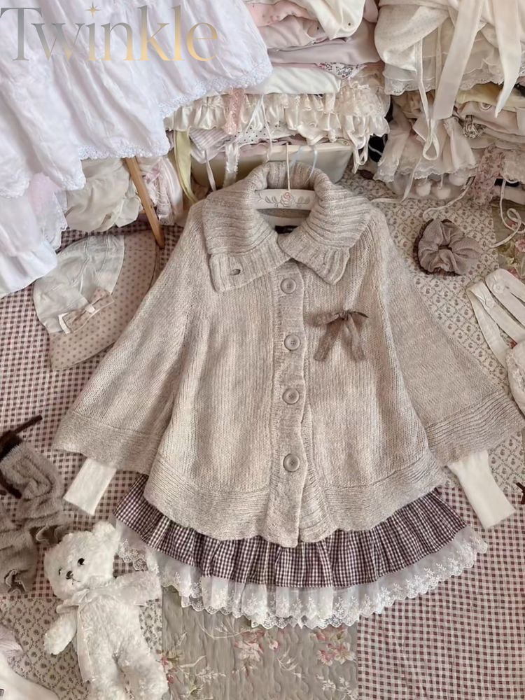 Japoński, luźny, dziergany pła – Vintage Fashion Pieces recenzja i cena
