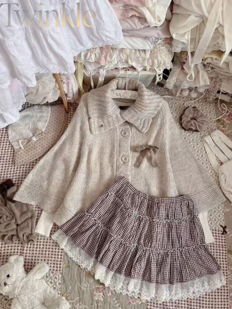 Japoński, luźny, dziergany pła – Vintage Fashion Pieces recenzja i cena