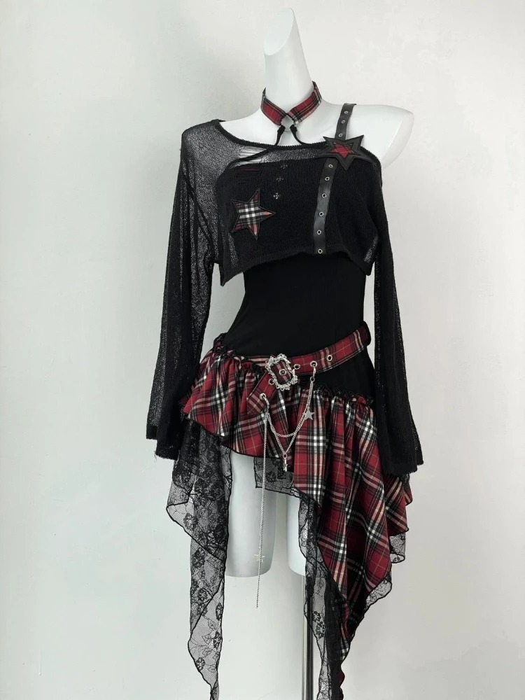 Moda Harajuku Slim Gothic Amer – Vintage Fashion Pieces recenzja i cena